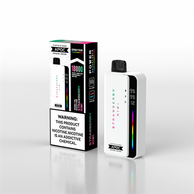 APOC ORBITER Rechargeable Disposable Vape With 10 Flavors and Battery/Liquid/Power Display Screen